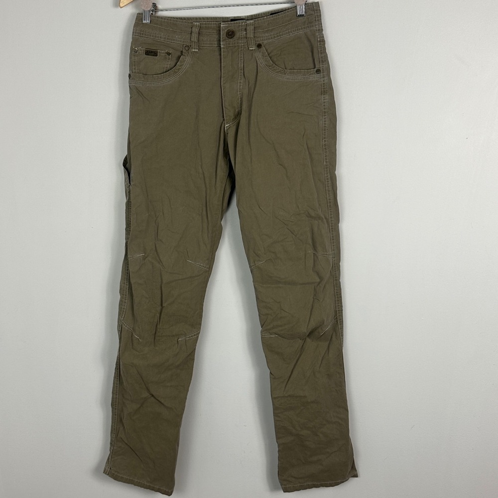 Kul Revolver Kaki Pants Beige Y2K Sz 30 x 32‎ Cotton Blend Durable Work Straight